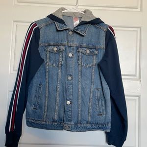 Wonder Nation XL Jean Jacket with Hoodie